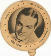 1943 Dixie Cup Lids Movie Stars (F5-9) #NNO Bob Hope Front