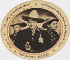 1943 Dixie Cup Lids Movie Stars (F5-9) #NNO The Range Busters Front