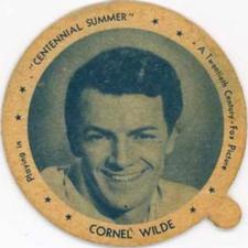 1946 Dixie Cup Lids Movie Stars (F5-12) #NNO Cornel Wilde Front