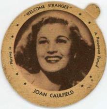 1947 Dixie Cup Lids Movie Stars (F5-13) #NNO Joan Caulfield Front