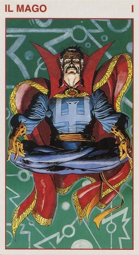 1995 Tarocchi Marvel Glossy Italian #I Dr. Strange (il mago) Front