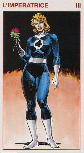 1995 Tarocchi Marvel Glossy Italian #III Invisible Woman (l'imperatrice) Front