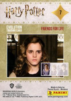 2021 Panini Harry Potter Evolution #7 Friends for Life Back