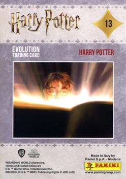 2021 Panini Harry Potter Evolution #13 Harry Potter Back