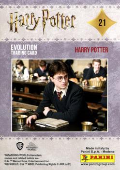 2021 Panini Harry Potter Evolution #21 Harry Potter Back