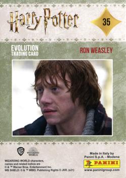 2021 Panini Harry Potter Evolution #35 Ron Weasley Back