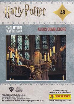2021 Panini Harry Potter Evolution #48 Albus Dumbledore Back