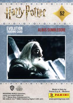 2021 Panini Harry Potter Evolution #52 Albus Dumbledore Back