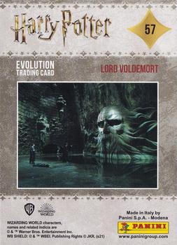 2021 Panini Harry Potter Evolution #57 Lord Voldemort Back