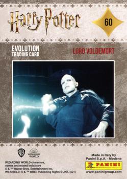 2021 Panini Harry Potter Evolution #60 Lord Voldemort Back