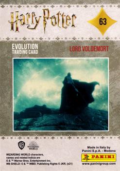 2021 Panini Harry Potter Evolution #63 Lord Voldemort Back