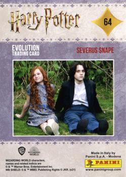 2021 Panini Harry Potter Evolution #64 Severus Snape Back