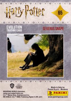 2021 Panini Harry Potter Evolution #65 Severus Snape Back