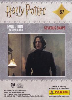 2021 Panini Harry Potter Evolution #67 Severus Snape Back