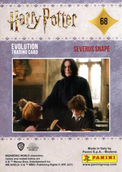 2021 Panini Harry Potter Evolution #68 Severus Snape Back