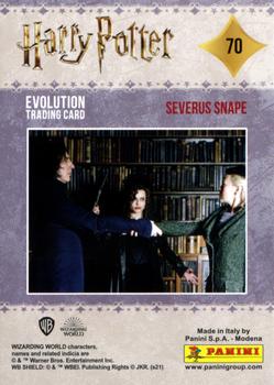 2021 Panini Harry Potter Evolution #70 Severus Snape Back