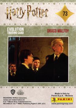 2021 Panini Harry Potter Evolution #73 Draco Malfoy Back
