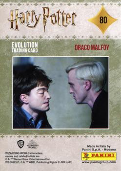 2021 Panini Harry Potter Evolution #80 Draco Malfoy Back