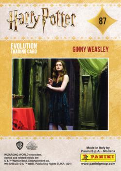 2021 Panini Harry Potter Evolution #87 Ginny Weasley Back