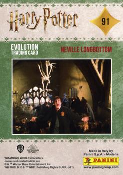 2021 Panini Harry Potter Evolution #91 Neville Longbottom Back