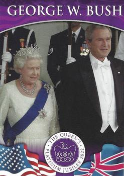 2022 Merrick Mint Queen Elizabeth II 13 Presidents #10 George W. Bush / Queen Elizabeth II Front