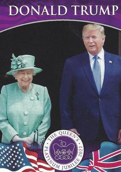2022 Merrick Mint Queen Elizabeth II 13 Presidents #12 Donald Trump / Queen Elizabeth II Front