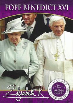 2022 Merrick Mint Queen Elizabeth II Five Popes #4 Pope Benedict XVI / Queen Elizabeth II Front