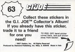 1987 Hasbro G.I. Joe #63 Flint, Cross-Country Attack Back