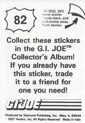 1987 Hasbro G.I. Joe #82 Big Boa Back