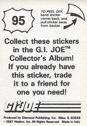 1987 Hasbro G.I. Joe #95 Flint Back