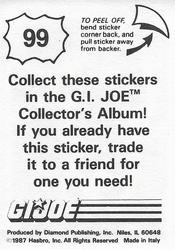 1987 Hasbro G.I. Joe #99 Beach Head Back