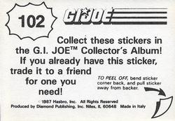 1987 Hasbro G.I. Joe #102 Flint Back