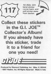 1987 Hasbro G.I. Joe #117 Law & Order Back