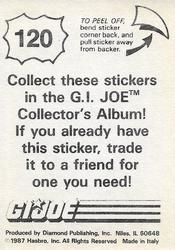 1987 Hasbro G.I. Joe #120 Gung-Ho Bio Back