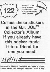1987 Hasbro G.I. Joe #122 Crazy Legs Bio Back