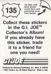 1987 Hasbro G.I. Joe #135 Techno-Vipers Bio Back