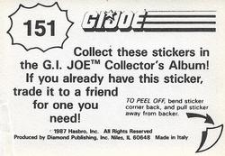 1987 Hasbro G.I. Joe #151 SGT Slaughter Jumped Back