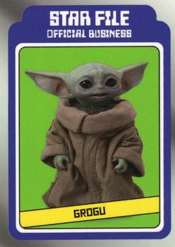 2022 Topps Online Star Wars NYCC Star Files #1 Grogu Front