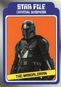 2022 Topps Online Star Wars NYCC Star Files #4 The Mandalorian Front