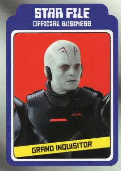 2022 Topps Online Star Wars NYCC Star Files #10 Grand Inquisitor Front