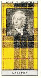 1991 Card Collectors Society 1927 Mitchell's Cigarettes Clan Tartans (Reprint) #9 MacLeod Front