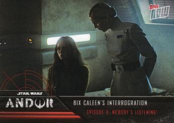 2022 Topps Now Star Wars: Andor #41 Bix Caleen's Interrogration Front