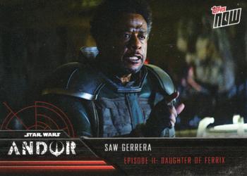 2022 Topps Now Star Wars: Andor #54 Saw Gerrera Front