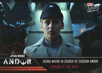 2022 Topps Now Star Wars: Andor #56 Dedra Meero in Search of Cassian Andor Front