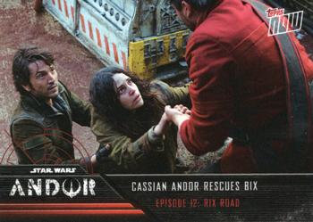 2022 Topps Now Star Wars: Andor #59 Cassian Andor Rescues Bix Front