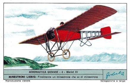 1968 Liebig Aeronautica giovane - The first aeroplanes (Italian Text)(F1824, S1827) #4 Bleriot XI Front