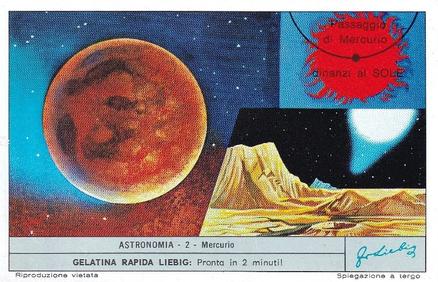 1970 Liebig Astronomia 2 - Astronomy 2 (Italian Text)(F1838, S1841) #2 Mercurio Front