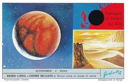 1970 Liebig Astronomia 2 - Astronomy 2 (Italian Text)(F1838, S1841) #3 Venere Front