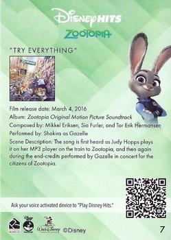 2022 Rittenhouse Disney Hits #7 Try Everything – ZooTopia Back