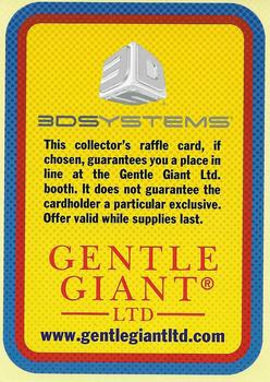 2015 SDCC Gentle Giant Promo #NNO Cube 3 Back